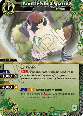 Rookie Ninja Sparrow (Event Pack 2024 Vol. 1)