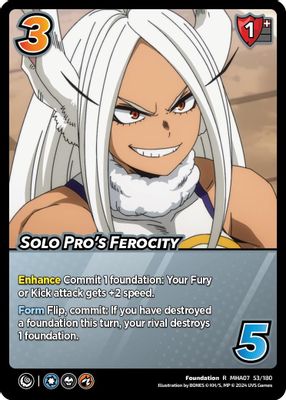 Solo Pro's Ferocity