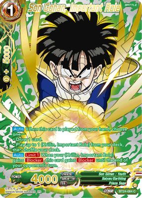 Son Gohan, Important Role (Collector Booster Gold)