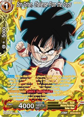 Son Gohan, Challenge From the Corps (Collector Booster Silver)