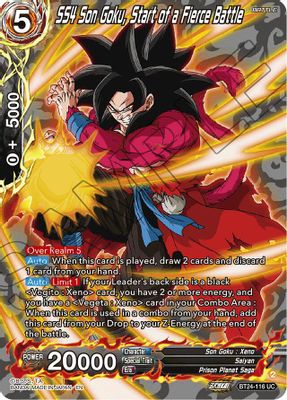 SS4 Son Goku, Start of a Fierce Battle (Collector Booster Silver)