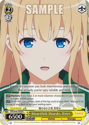 Heartfelt Words, Eriri