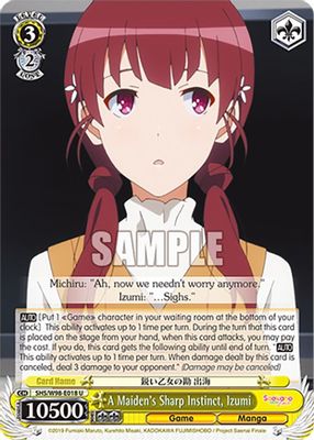 A Maiden's Sharp Instinct, Izumi
