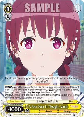 A Face Deep in Thought, Izumi