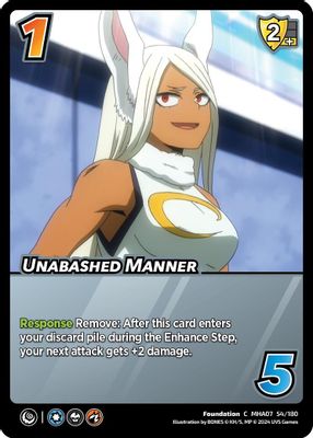 Unabashed Manner