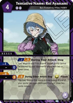 Tentative Name: Rei Ayanami