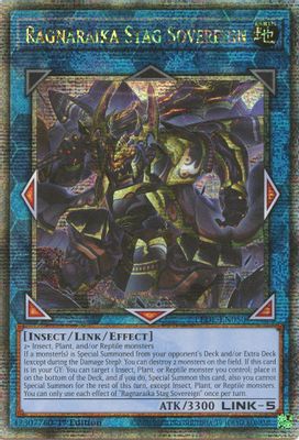 Ragnaraika Stag Sovereign (Quarter Century Secret Rare)