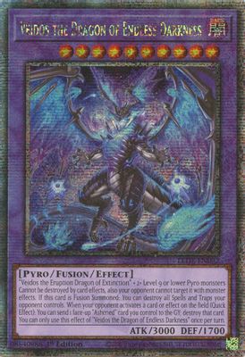 Veidos the Dragon of Endless Darkness (Quarter Century Secret Rare)