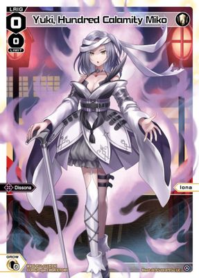 Yuki, Hundred Calamity Miko (Parallel Foil)