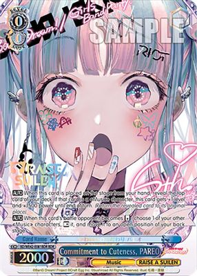 Commitment to Cuteness, PAREO (BDR)