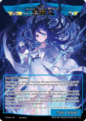 Lucie, Synthetic Alchemist // Lucie, the 