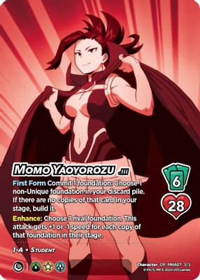 Momo Yaoyorozu (Serial Numbered)