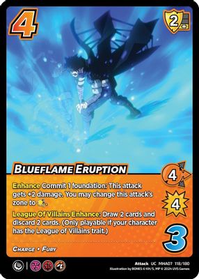Blueflame Eruption