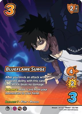 Blueflame Surge (Alternate Art)