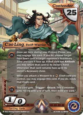 Cao Ling, Swift Warrior
