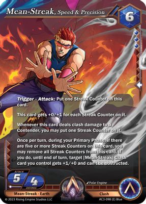 Mean-Streak, Speed & Precision