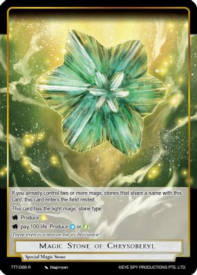 Magic Stone of Chrysoberyl