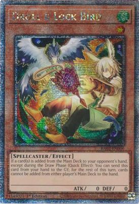 Droll & Lock Bird (Alternate Art) (Quarter Century Secret Rare)