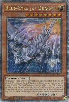Blue-Eyes Jet Dragon (Quarter Century Secret Rare)