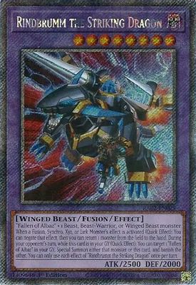 Rindbrumm the Striking Dragon (Platinum Secret Rare)