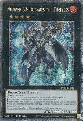 Number 60: Dugares the Timeless (Quarter Century Secret Rare)