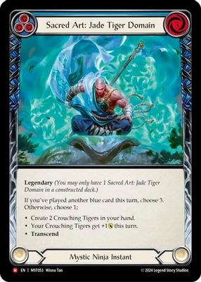 Sacred Art: Jade Tiger Domain // Inner Chi