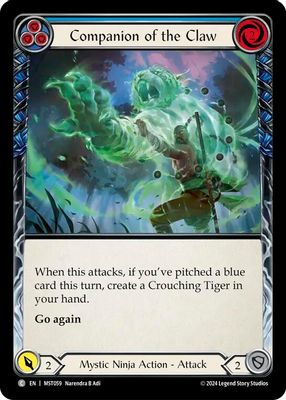 Companion of the Claw (Blue)