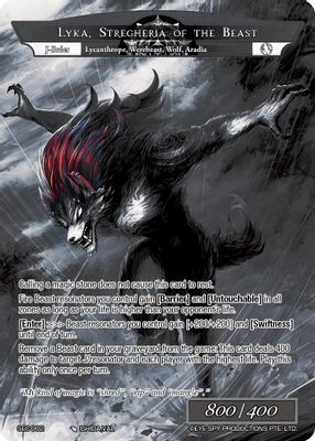 Lyka, Stregheria of Beasts // Lyka, Stregheria of the Beast (Uber Rare)