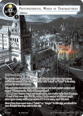 Protopaterpolis, World of Thaumaturges (Uber Rare)