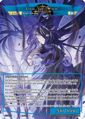 Lucie, Synthetic Alchemist // Lucie, the 