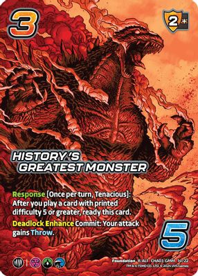 History's Greatest Monster (Alternate Art)