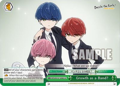 Growth as a Band?