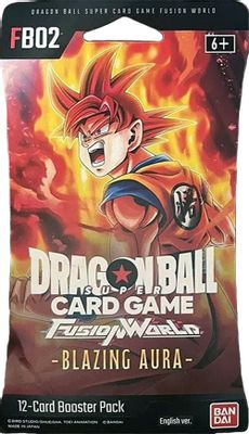 Blazing Aura Sleeved Booster Pack [Son Goku (Awakened)]