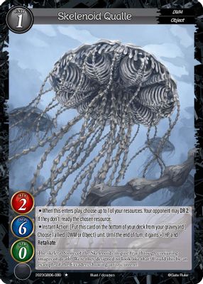 Skelenoid Qualle
