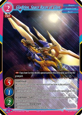 Gladirion, Space Racer of Glory