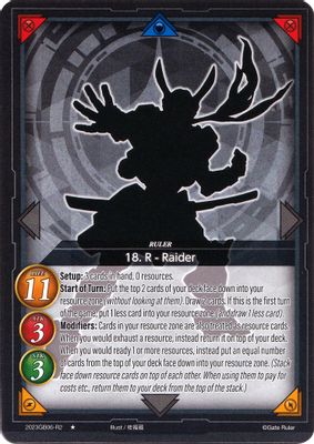 18. R - Raider