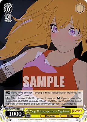 Yang: Waking up From a Nightmare