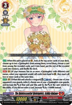 The Quintessential Quintuplets, Ichika Nakano (EXRRR)