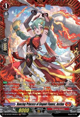 Dancing Princess of Elegant Flames, Justina (FR)