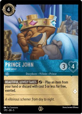Prince John - Gold Lover