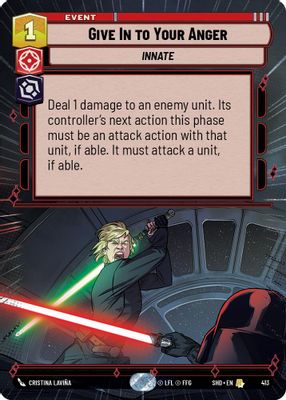 Give In to Your Anger (Hyperspace)