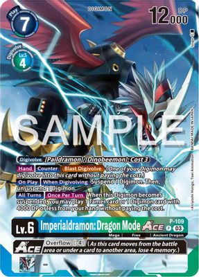 Imperialdramon: Dragon Mode ACE - P-109 (Digimon Adventure 02: The Beginning Set)