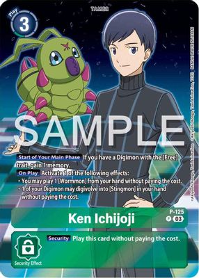 Ken Ichijoji - P-125 (Digimon Adventure 02: The Beginning Set)