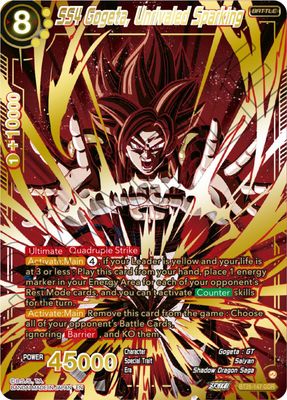 SS4 Gogeta, Unrivaled Sparking (GDR)