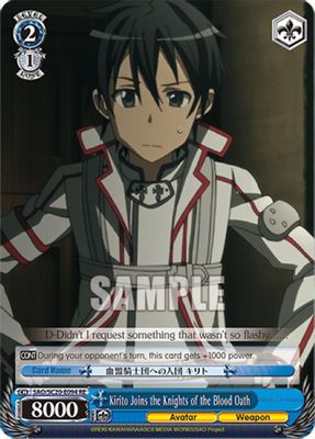 Kirito Joins the Knights of the Blood Oath