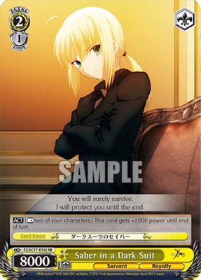 Saber in a Dark Suit (TD)