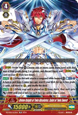 Divine Knight of Twin Absolutes, Saint of Twin Sword