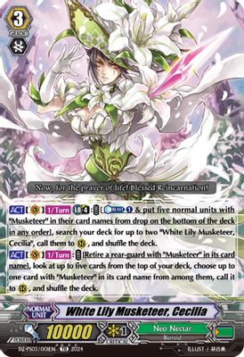 White Lily Musketeer, Cecilia