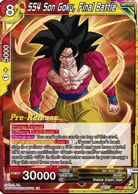 SS4 Son Goku, Final Battle