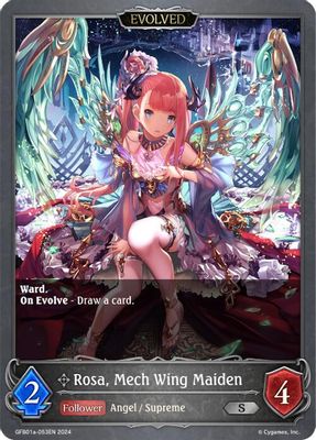 Rosa, Mech Wing Maiden (Evolved) (GFB01a-053EN)